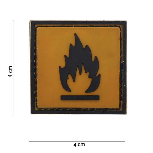 Patch 3D PVC "Inflammable" - 101 Inc
