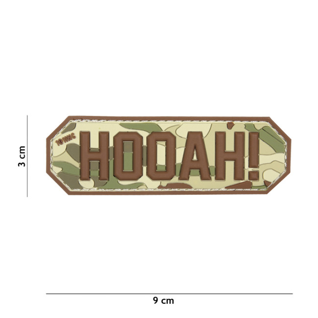 Patch 3D en PVC "HOOAH" Multi - 101 Inc