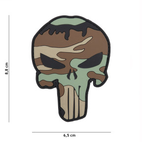 3D PVC Patch Punisher woodland - 101 Inc