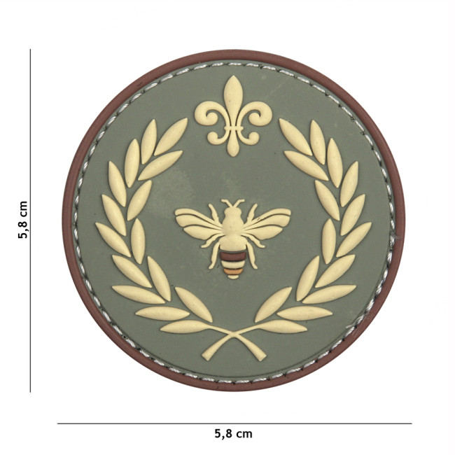 Patch 3D PVC Napoleon abeille Vert - 101 Inc