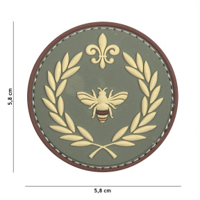 Patch 3D PVC Napoleon abeille Vert - 101 Inc