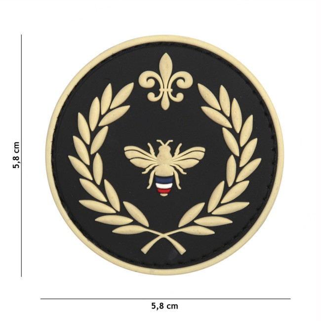 Naszywka 3D PVC Napoleon pszczoła Czarna - 101 Inc