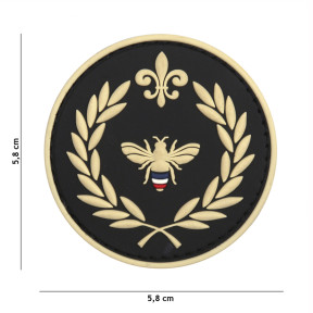 Patch 3D PVC Napoleon abeille Vert - 101 Inc