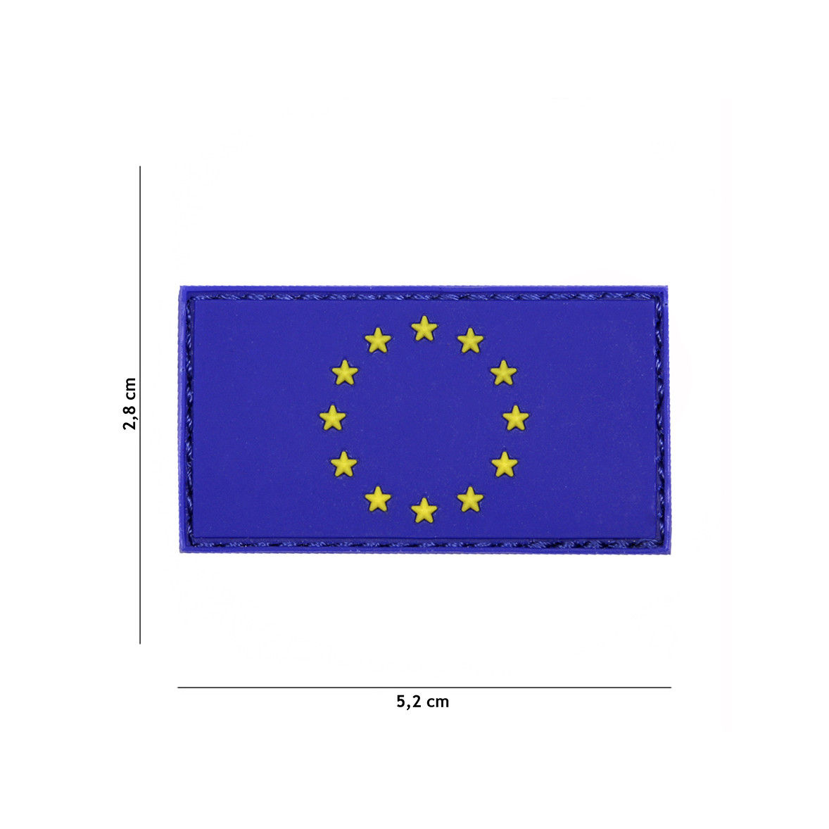 Patch 3D PVC Europe Bleu 101 Inc