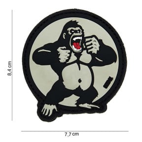 Patch 3D PVC King Kong Blanc - 101 Inc