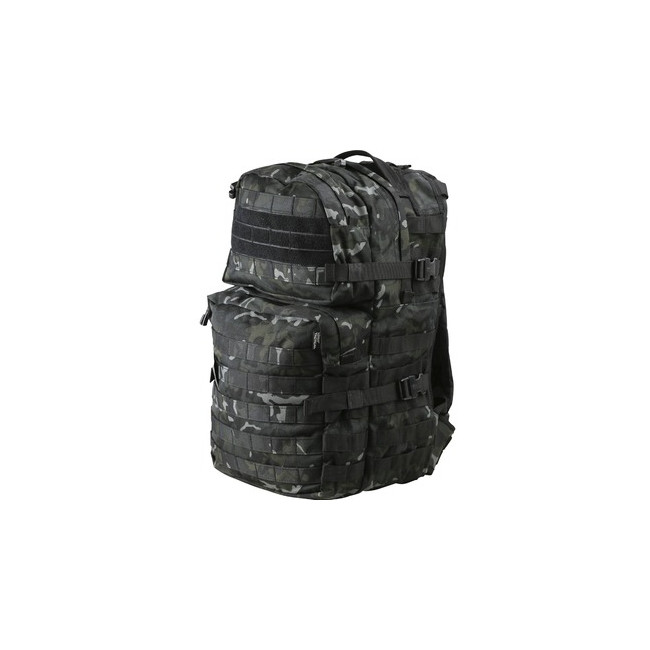 Medium Assault Pack 40L Rucksack Schwarz Camo - Kombat Tactical