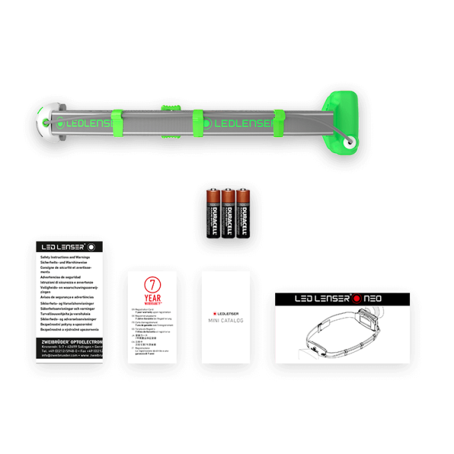 Hoofdlamp NEO Groen - Led Lenser