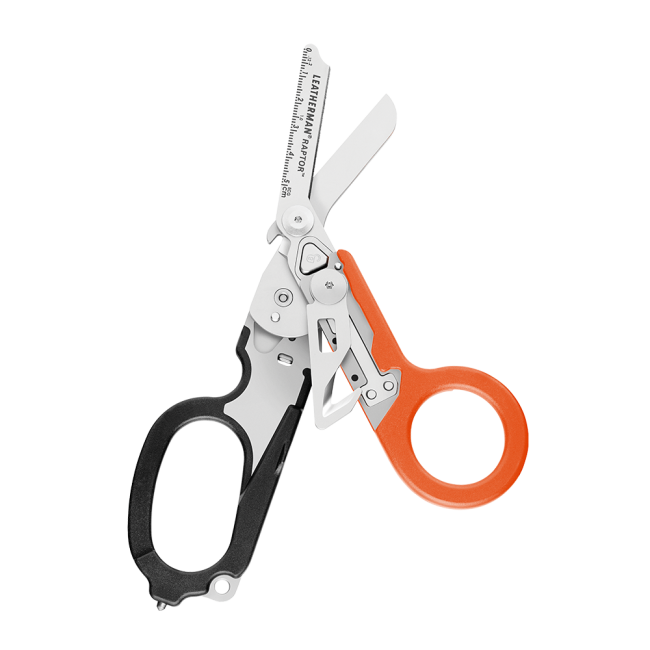 Nożyce Wielofunkcyjne 6 narzędzi Raptor Czarne i Pomarańczowe - Leatherman