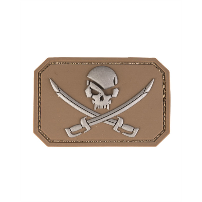 Patch 3D PVC Squelette et Sabre Coyote - Miltec