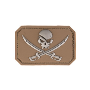 Patch 3D PVC Squelette et Sabre Coyote - Miltec