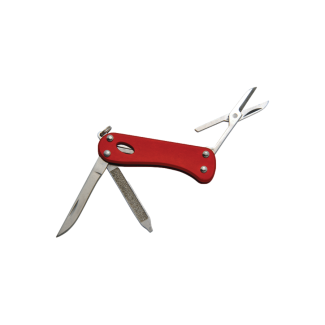Couteau multifonctions Mini Barrow rouge - Baladéo