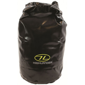 Sac étanche en PVC Trilaminé 16L noir - Highlander