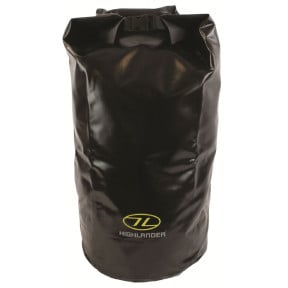 Waterdichte PVC Trilaminaat tas 44L zwart - Highlander