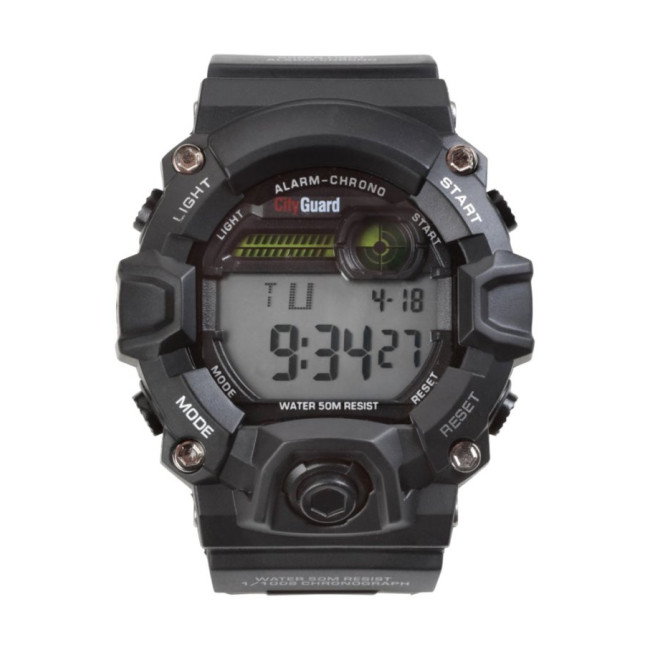 Montre digitale noir - CityGuard