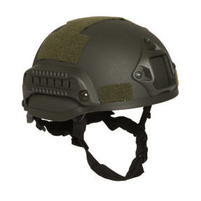 Helm M.I.C.H. Groen OD 2002 met RAILS - Miltec