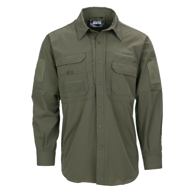 Veste Softshell Bravo One Verte OD - Task Force 2215