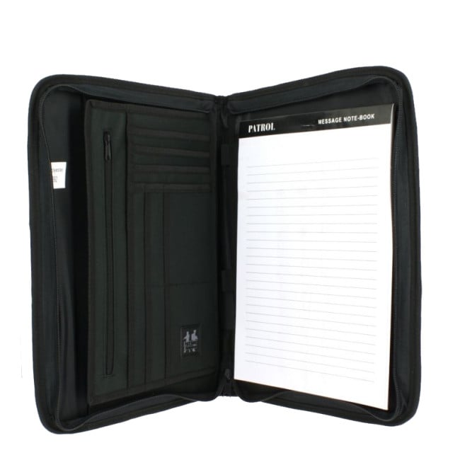Pochette porte documents A4 noire - Patrol