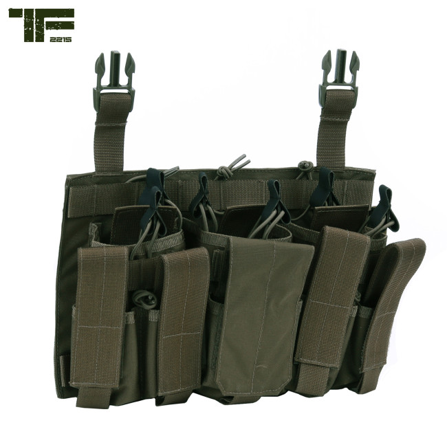 Pochette chargeurs fixation rapide Verte OD - Task Force 2215