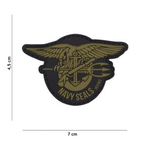 3D PVC Navy Seals Patch Grün - 101 Inc