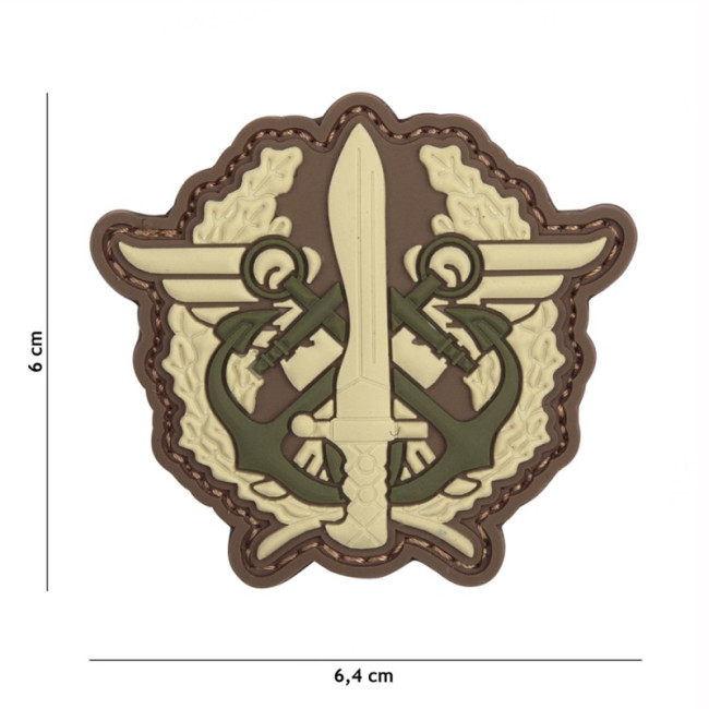 Patch 3D PVC Corps Mariniers logo multi - 101 Inc Patch 3D PVC Corps Mariniers logo multi - 101 Inc