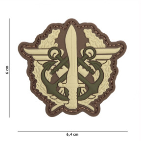 3D PVC Patch Corps Mariniers logo multi - 101 Inc