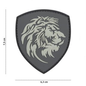 3D PVC Dutch Lion Grijs Patch - 101 Inc