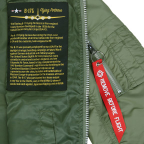 Fostex Jack MA-1 Sommer-Bomberjacke grün