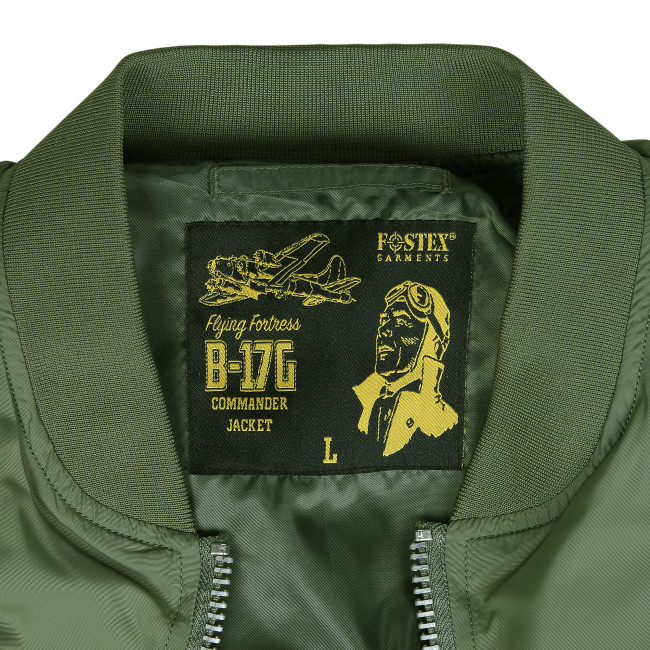 Zomer Bomber Jas Jack MA-1 groen - Fostex