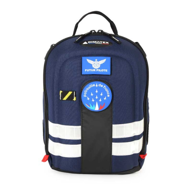 Plecak Mini Matt Niebieski Patrouille de France - Dimatex