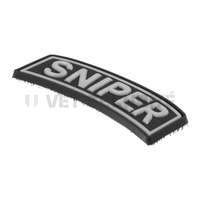 Naszywka Sniper Tab Rubber Czarna/Szara - JTG