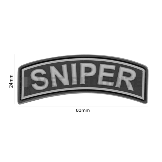 Patch Sniper Tab Rubber Noir/Gris - JTG