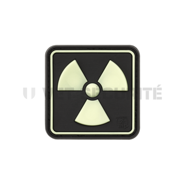 Patch Radioactive Rubber Fluo/Schwarz - JTG