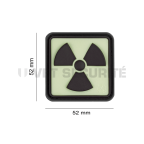Patch Ratioactive Rubber Noir/Fluo - JTG