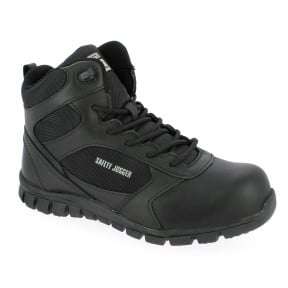 Schoen Leer en Nylon Dragon Zwart - Safety Jogger