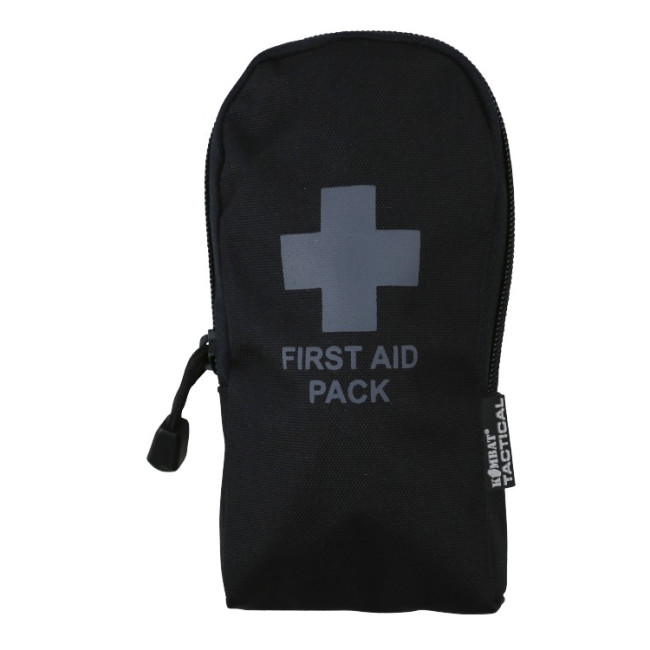Trousse de 1er Secours 20 x 10 x 2.5 - Noir - Kombat Tactical