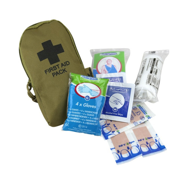 Trousse de 1er Secours 20 x 10 x 2.5 - Coyote- Kombat Tactical Trousse de 1er Secours 20 x 10 x 2.5 - Coyote- Kombat Tactical