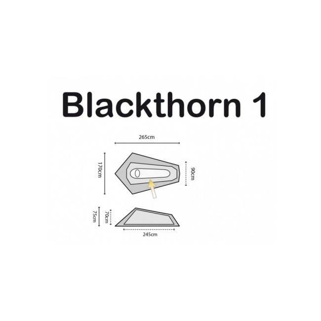 Eenpersoonstent Backhorn HMTC - Highlander