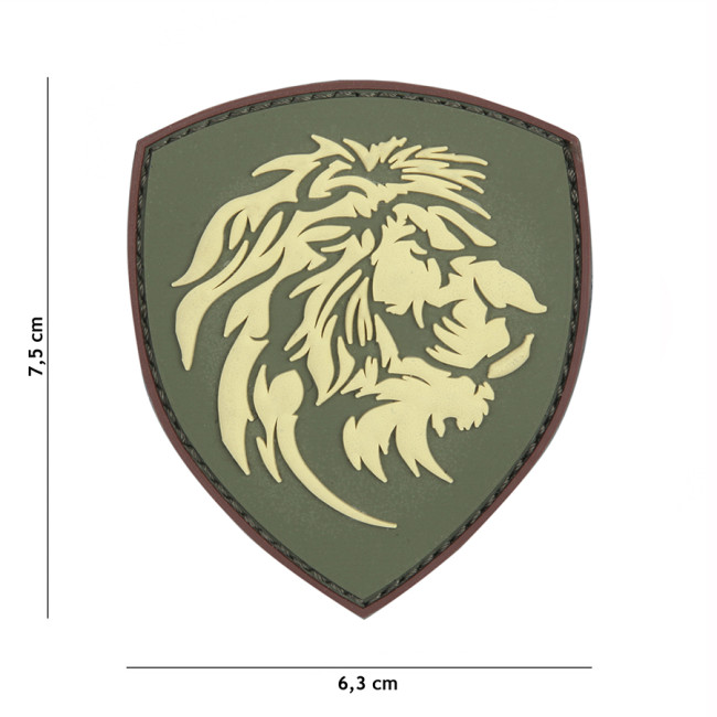 Patch 3D PVC Dutch Lion Vert - Van Os