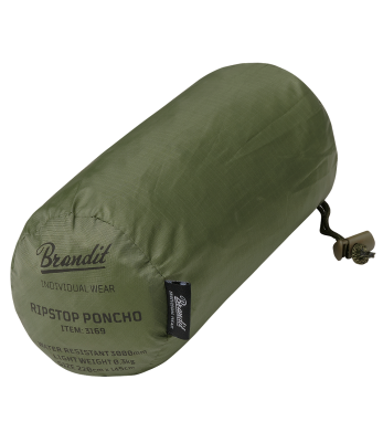Poncho Ripstop Vert Olive - Brandit