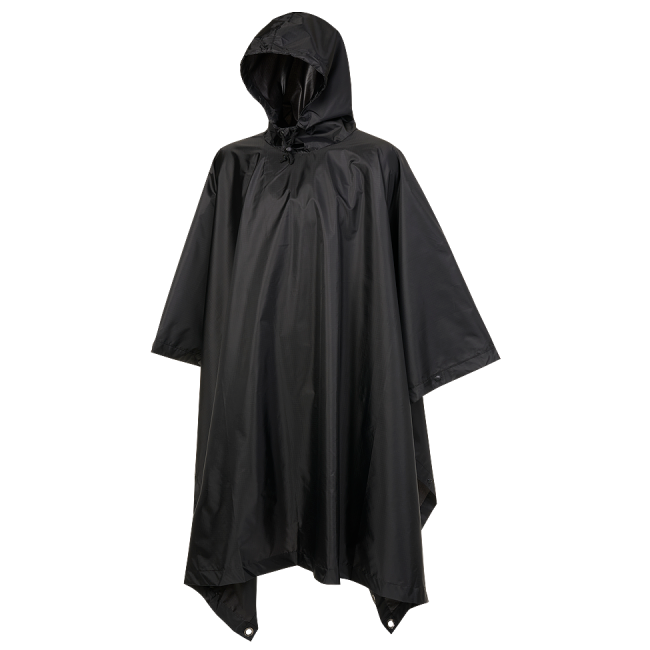 Poncho Ripstop Noir - Brandit