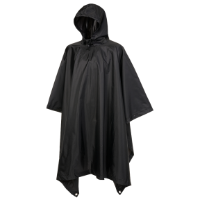 Poncho Ripstop Zwart - Brandit