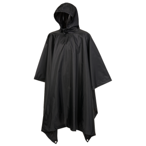 Poncho Ripstop Zwart - Brandit