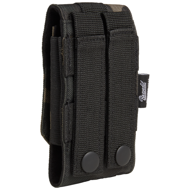 Poche Medium Téléphone MOLLE Dark Camo - Brandit