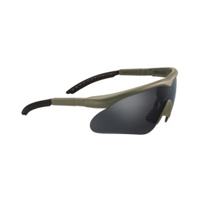 Swisseye RAPTOR Ballistische Sonnenbrille mit grünem Rahmen