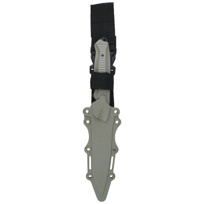 Couteau Airsoft en plastique Tanto - Coyote - Kombat Tactical