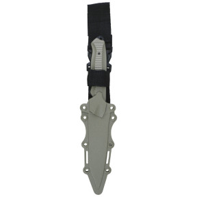 Nóż Airsoft z Plastiku Tanto - Coyote - Kombat Tactical