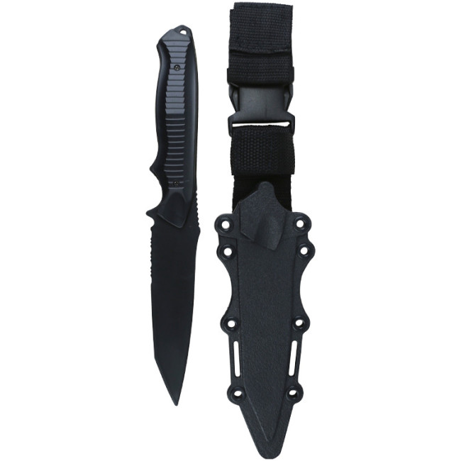 Airsoft Tanto Plastikmesser - Schwarz - Kombat Tactical