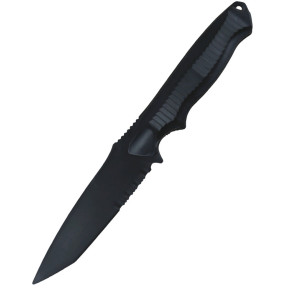 Couteau Airsoft en plastique Tanto - Black - Kombat Tactical