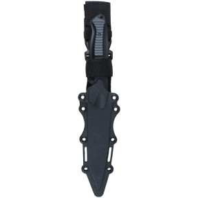 Nóż Airsoft z Plastiku Tanto - Czarny - Kombat Tactical