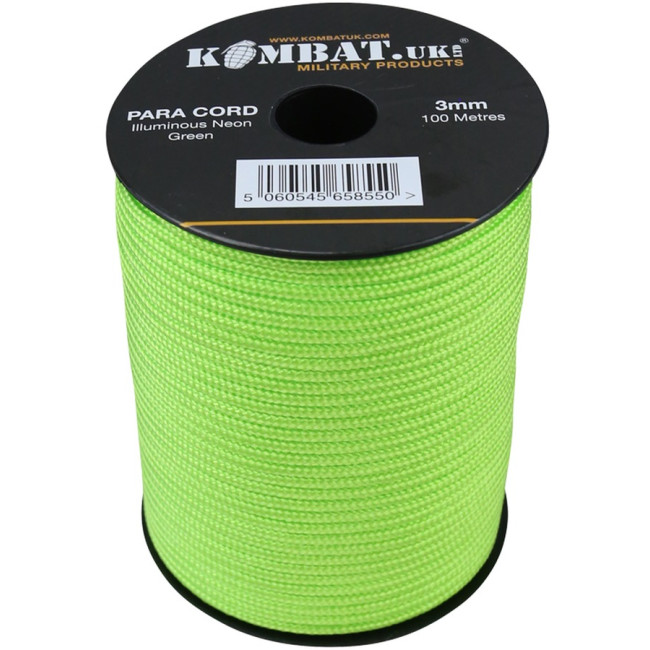 Paracord - 100m Reel - Neon Green